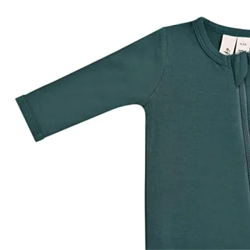 KYTE Baby Zipper Closure Footies for Infants 0-3 Months