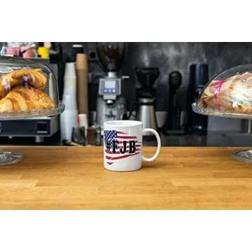 JMM Industries FJB Funny Coffee Mug - Let’s Go Brandon Gift Idea | 11oz