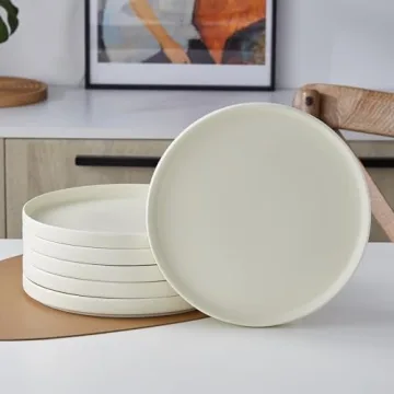 Stylish Stone Lain Stella Dinner Plate Set - 6-Piece Cream