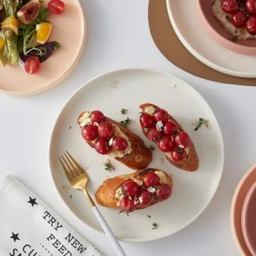 Stone Lain Stella Dinner Plates 6-Piece Set Cream Color