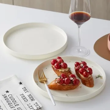 Stone Lain Stella Dinner Plates 6-Piece Set Cream Color