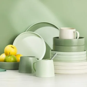 Stone Lain Stella Dinner Plates 6-Piece Set Cream Color
