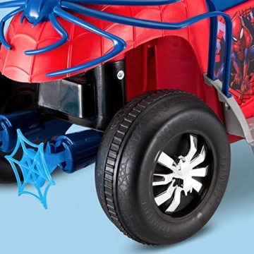 Kid Trax Toddler Marvel's Spider-Man Premium Toddler Quad Ride-On, Kids 18-30 Months, 6V Battery and Charger Included, Max Weight 44 lbs, Red