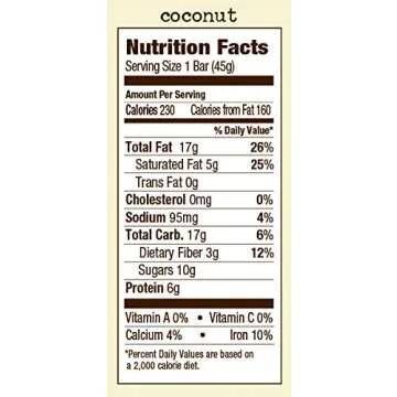 Simple Squares Paleo Snacks | Organic, Non GMO, No Dairy, Gluten Free Paleo and Keto Snacks Low Carb Food | Naturally Made For Low Sugar, Low Carb Snacks diets. (Coconut Nuts & Honey, 12 - Pack)