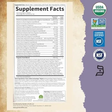 Garden of Life Organic Prenatal Vitamins for Expecting Mothers