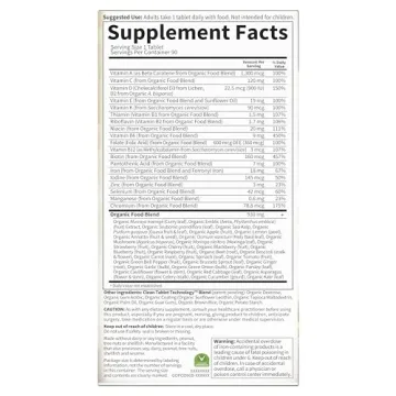 Garden of Life Organic Prenatal Vitamins for Expecting Mothers