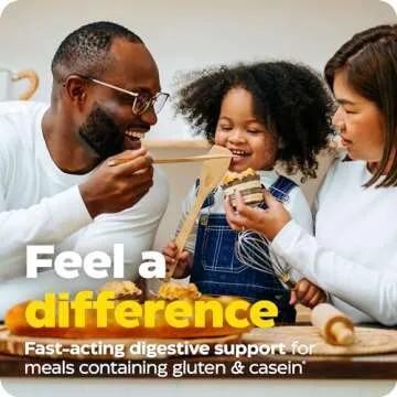 Enzymedica GlutenEase, Digestive Enzymes for Food Intolerance, Offers Fast Acting Gas & Bloating Relief, 120 Count