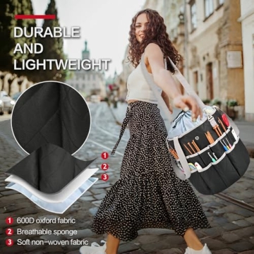 yookee home Crochet Bag Organizer - Perfect for Yarn Storage