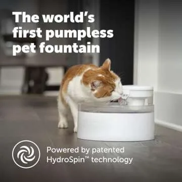 PetSafe Outlast Pumpless Cat Water Fountain - 90 oz, Easy Cleaning & Assembly