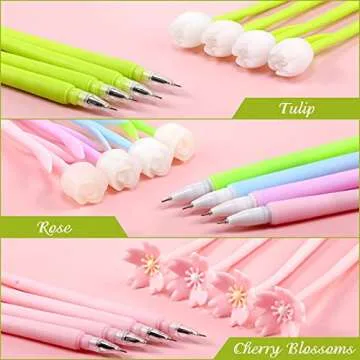 Color Changing Flower Pens Set for Creative Writing Gifts