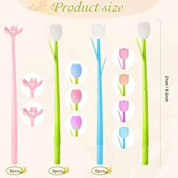 Color Changing Flower Pens Set for Creative Writing Gifts