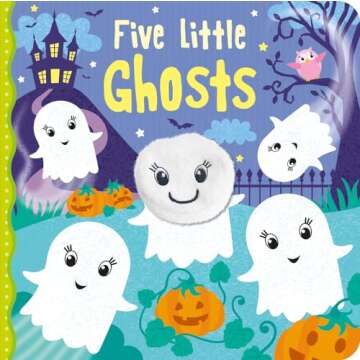 Five Little Ghosts (Finger Puppet Books) - Fun Interactive Reading Experience for Kids