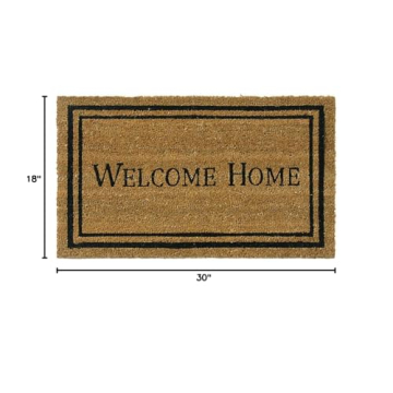 Rubber-Cal Welcome Home Mats - Eco-Friendly Coir Matting