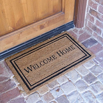 Rubber-Cal Welcome Home Mats - Eco-Friendly Coir Matting