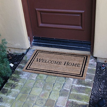 Rubber-Cal Welcome Home Mats - Eco-Friendly Coir Matting