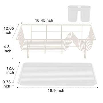 GSlife Dish Drying Rack for Compact Kitchens