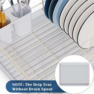 GSlife Dish Drying Rack for Compact Kitchens