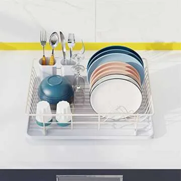 GSlife Dish Drying Rack for Compact Kitchens