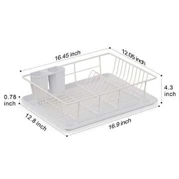 GSlife Dish Drying Rack for Compact Kitchens