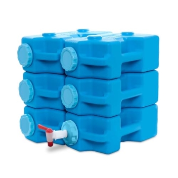 Sagan Life AquaBrick Portable Stackable Water Containers for Emergency Preparedness