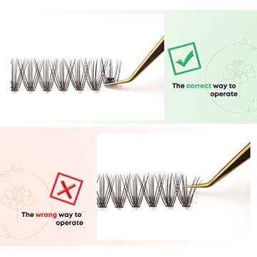 20D Lash Clusters: Lightweight & Reusable Individual Lashes