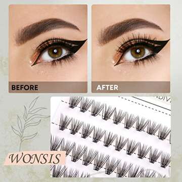 20D Lash Clusters: Lightweight & Reusable Individual Lashes