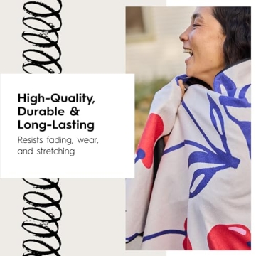 GEOMETRY Micro-Loop Beach Towel for Travel & Beach Days