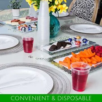 Plasticpro 3 oz Disposable Plastic Cups 400 Count