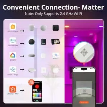 SMAVISTA 12W Smart Recessed Downlights 6 Inch, RGBCW Wi-Fi LED Can Light with Matter Connect, Work with Alexa/Google Assistant/SmartThings/Homekit, Multiple DIY Scene Mode with Junction Box, 4 Pack