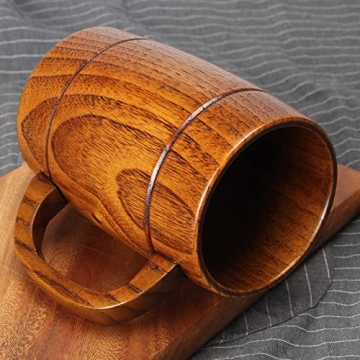 18 oz Wooden Beer Mug - Unique Gift for Beer Lovers