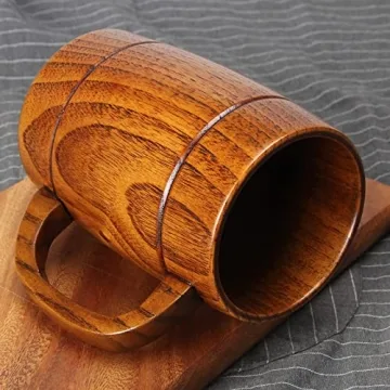 18 oz Wooden Beer Mug - Unique Gift for Beer Lovers