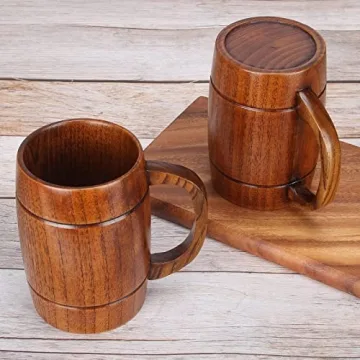 18 oz Wooden Beer Mug - Unique Gift for Beer Lovers