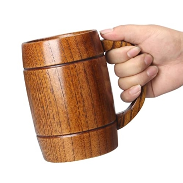 18 oz Wooden Beer Mug - Unique Gift for Beer Lovers