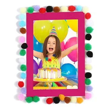 Caydo 240 Pieces Assorted Pom Poms for Creative Crafts