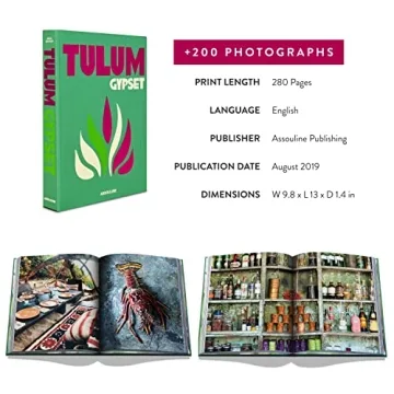 Tulum Gypset Coffee Table Book by Assouline for Home Decor