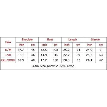 Mchochy Couples 3D Printed Black White Wolf Hoodies Sweatshirt for Men Women (Asia XXL/3XL = US XL, Taichi Wolf)