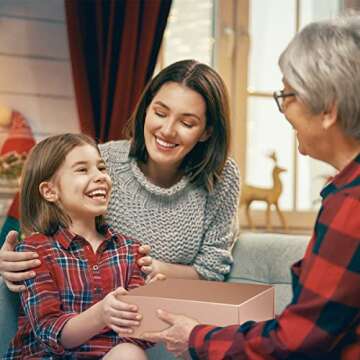 Gift Box 12" x 6" x 4" with Magnetic Closure Lid Gift Box for Presents,Bridesmaid Gifts Box,Cute Box,Birthday Gift box,Luxury for Gift Packaging, Magnetic Gift Box for Wrapping Gifts (Rose Gold)