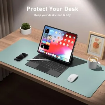 Aothia Leather Desk Pad Protector for Office and Home