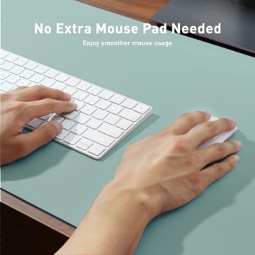 Aothia Leather Desk Pad Protector for Office and Home