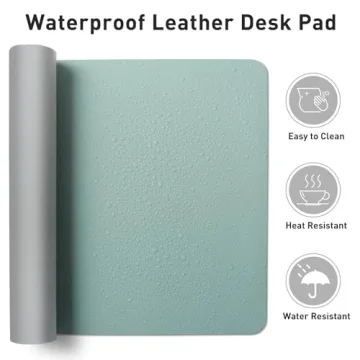 Aothia Leather Desk Pad Protector for Office and Home
