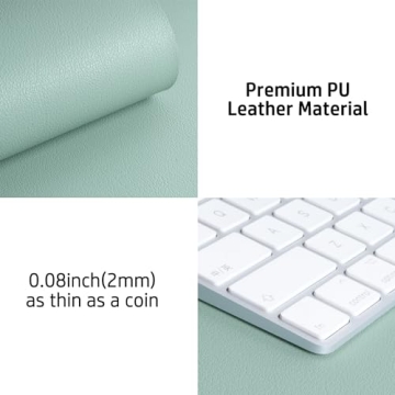 Aothia Leather Desk Pad Protector for Office and Home