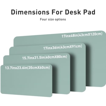 Aothia Leather Desk Pad Protector for Office and Home