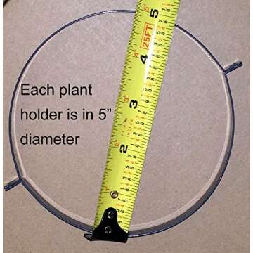 Vertical Metal Plant Stand for Indoor & Outdoor Use