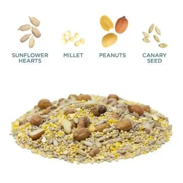 Audubon Park Waste Free Wild Bird Seed, No Mess Bird Food for Outside Feeders, 15-lb. Bag