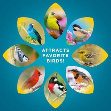 Audubon Park Waste Free Wild Bird Seed, No Mess Bird Food for Outside Feeders, 15-lb. Bag