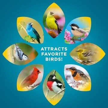 Audubon Park Waste Free Wild Bird Seed, No Mess Bird Food for Outside Feeders, 15-lb. Bag