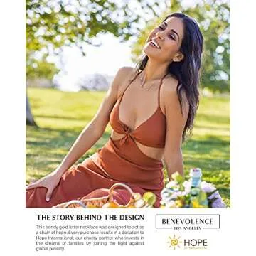 Benevolence LA Mama Necklace, White Gold Dipped Fashion Necklaces | Gifts for New Mom | Gold Mom Necklace | Birthday Gifts | Travel Accessories for Women, Dainty Jewelry, Designed in California