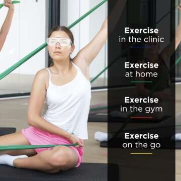 THERABAND Resistance Bands for All Body Workout & Rehab