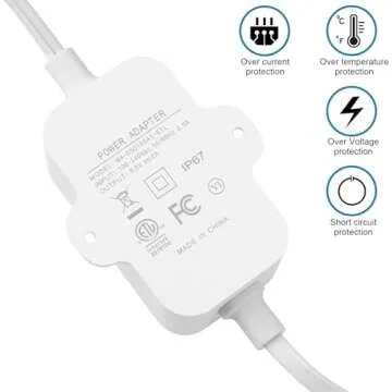 UYODM 33Ft/10m Charging Cable Power Adapter Designed for Wyze Cam Pan v3, Wyze Cam V4, Wyze OG, Wyze Cam v3, V3 Pro, No Need for a Charging Head, Suitable for Indoor and Outdoor Use, IP67 Waterproof