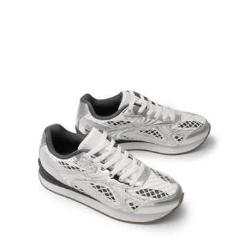DREAM PAIRS Stylish Comfortable Women Fashion Sneakers Walk